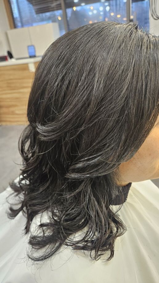 시흥시 여자 디지털펌 스타일이 마음에 들지 않아 찾아주신 고객님 시술 사례 이미지 9