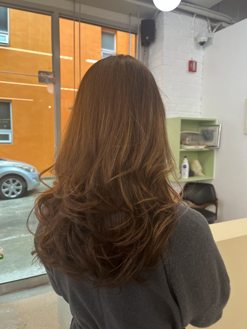 청주시 여자 매직세팅 시술 사례 이미지 4