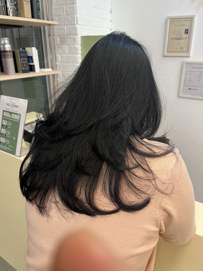 청주시 여자 에어레이어컷 시술 사례 이미지 2