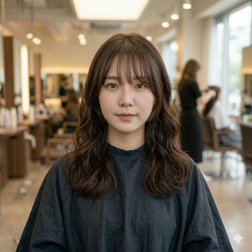 시흥시 여자 그레이스펌 풍성한 볼륨감과 우아한 분위기 연출 시술 사례 이미지 3