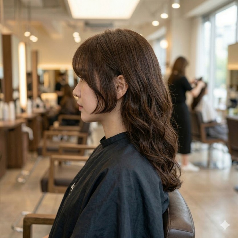 시흥시 여자 그레이스펌 풍성한 볼륨감과 우아한 분위기 연출 시술 사례 이미지 4