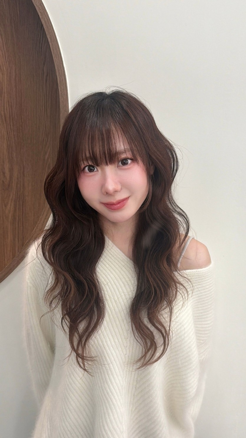 성북구 여자 긴머리웨이브펌 시술 사례 이미지 1