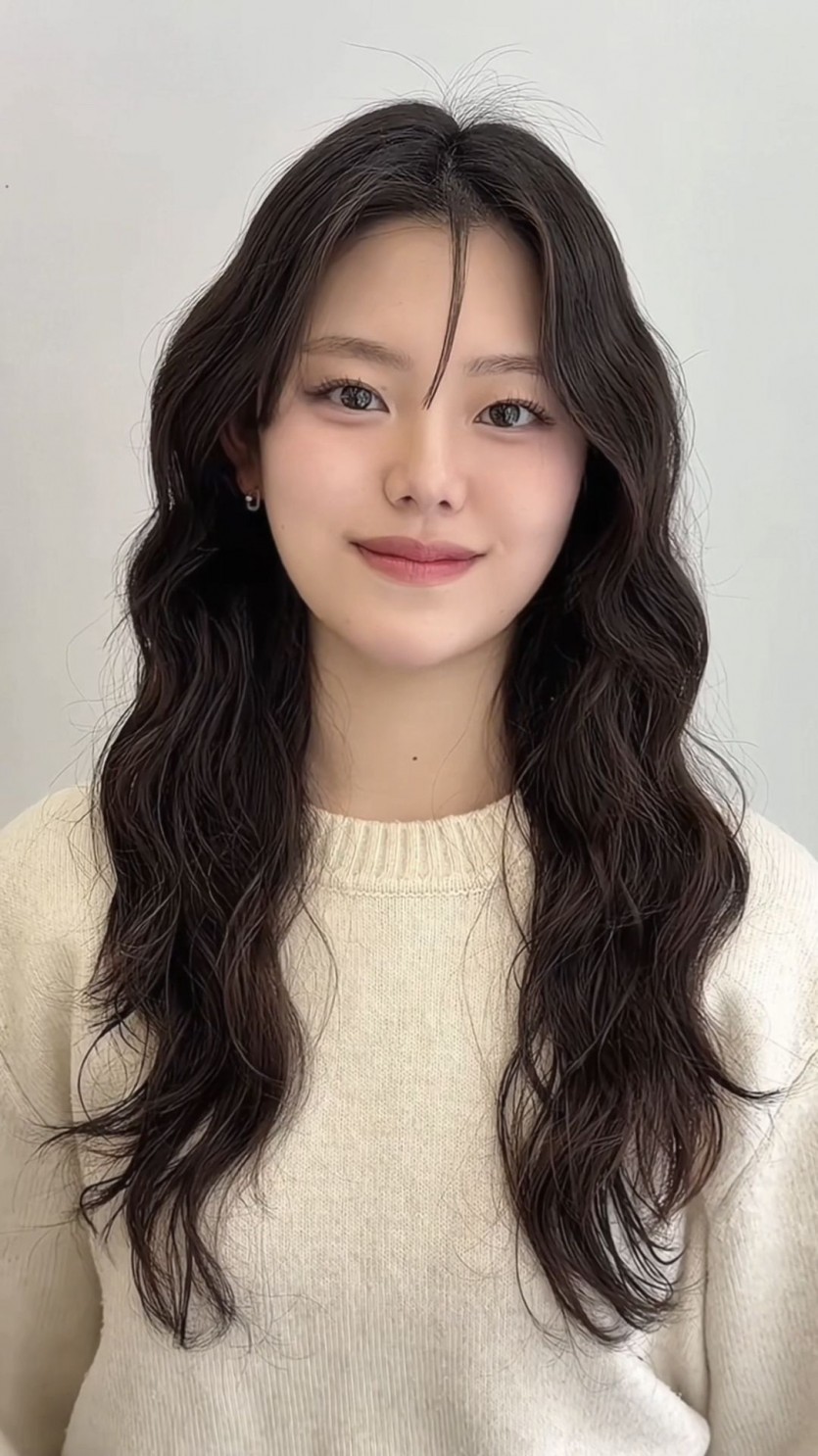 성북구 여자 굵은히피펌 시술 사례 이미지 4