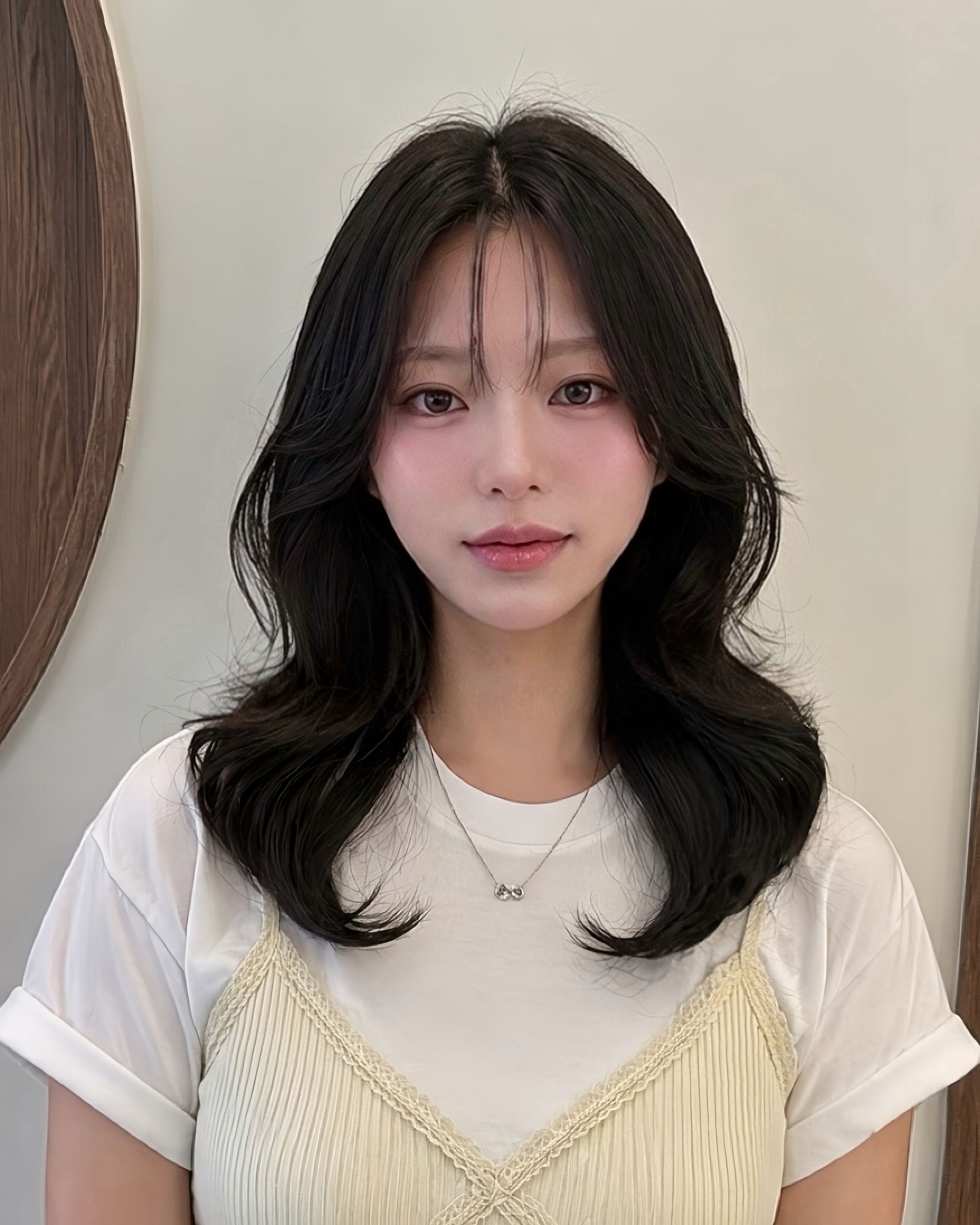 성신여대미용실 긴머리 긴 얼굴형 보완 엘리자벳펌 추천 | 살롱드바이퍼스트 은비