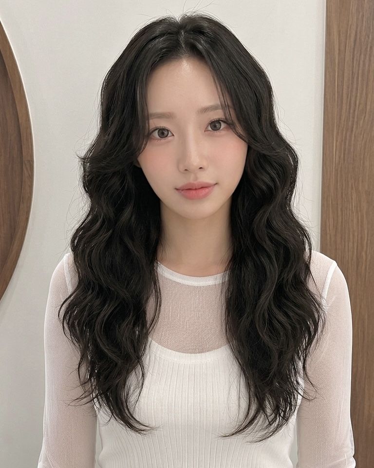 히피펌은 부담스럽다면? 탱글한 젤리펌 땅콩형 얼굴 커버