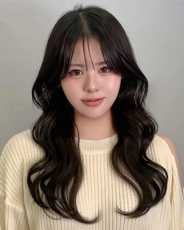 성신여대역 미용실 살롱드바이퍼스트 은비 그레이스펌 시술후 앞모습