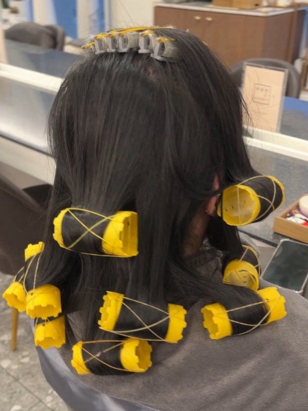 성신여대역미용실 살롱드바이퍼스트은비 바쁜 아침 똥손도 가능한 레이어드펌 허그펌 시술중5