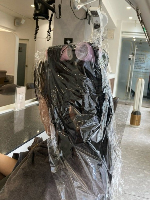 성신여대역미용실 살롱드바이퍼스트은비 바쁜 아침 똥손도 가능한 레이어드펌 허그펌 시술중1