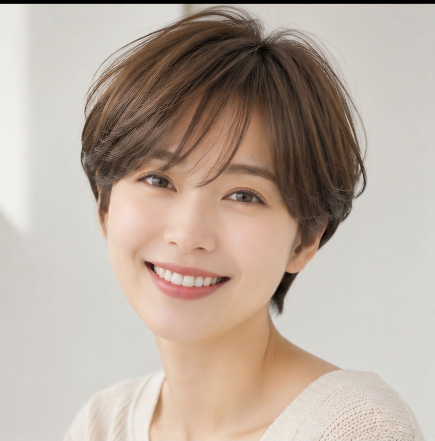 짧은머리 숏컷 뿌리아이롱 볼륨매직펌 성신여대 미용실 마타헤어에서
