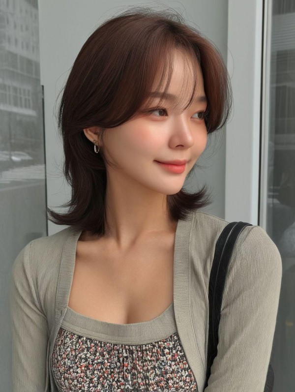 성신여대 미용실 긴단발 레이어컷 CS컬펌