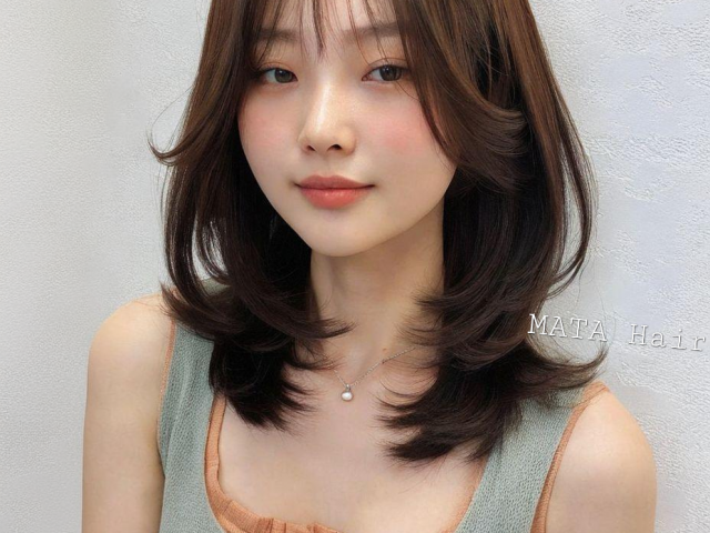 성신여대 미용실 단발레이어 펌 매직셋팅펌 뿌리아이롱