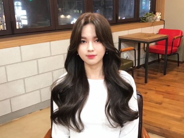 성신여대 미용실 긴머리 레이어드 물결펌