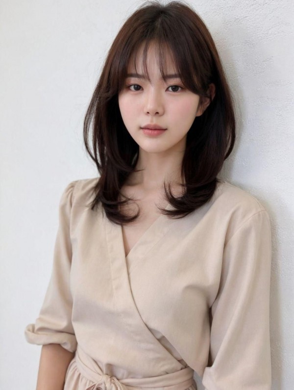 성신여대 미용실 중단발 하이레이어 C컬펌