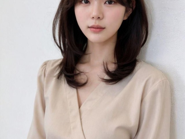 성신여대 미용실 중단발 하이레이어 C컬펌