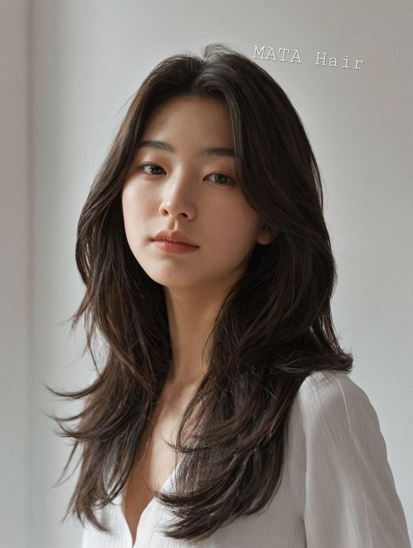 성신여대 미용실 사이드뱅 허쉬 펌 애쉬 브라운