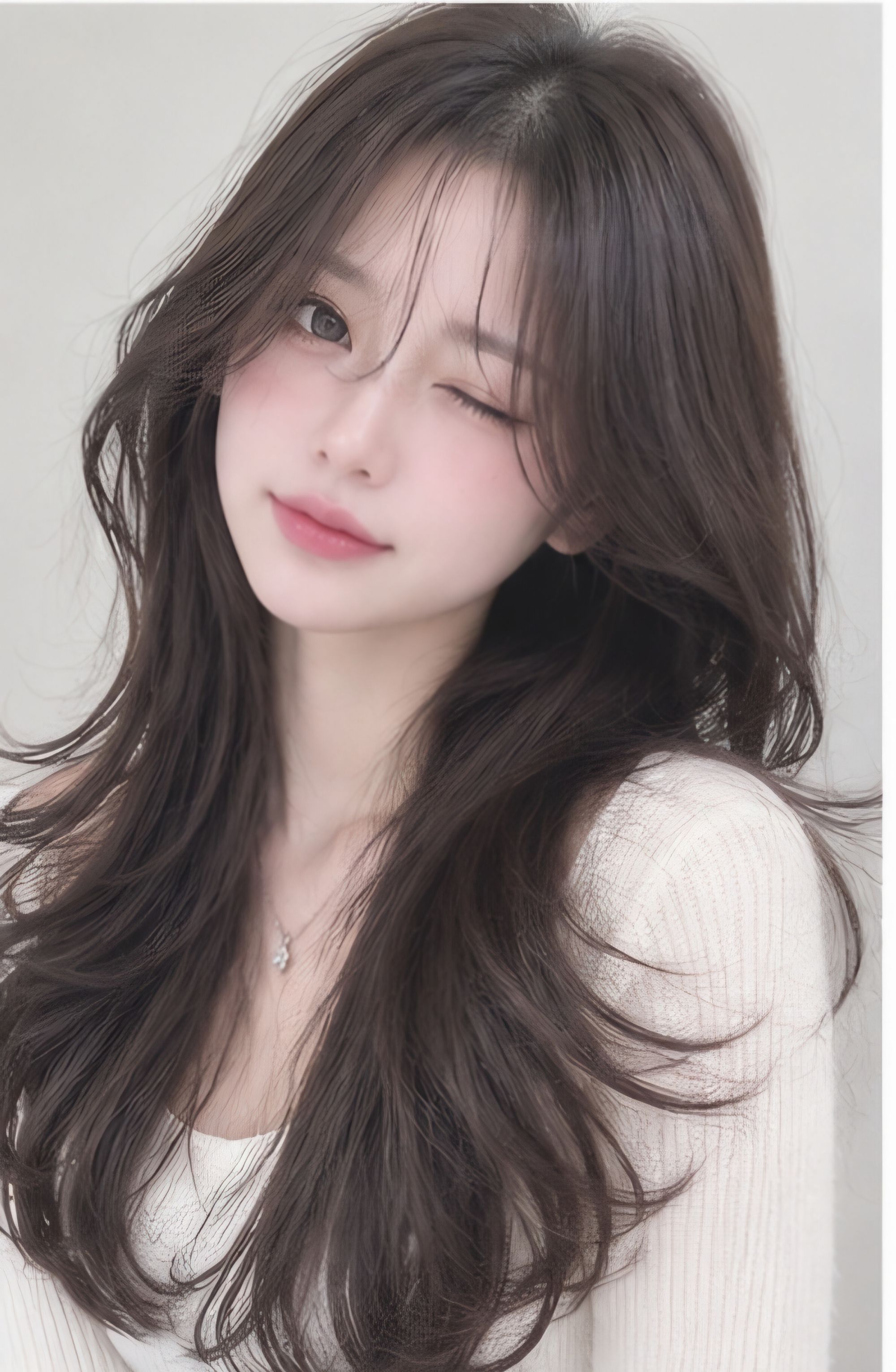 성신여대미용실 롱레이어드펌 후기｜얼굴형을 예쁘게 살려주는 자연스러운 웨이브펌