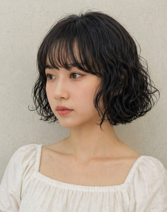 단발 빈티지펌3