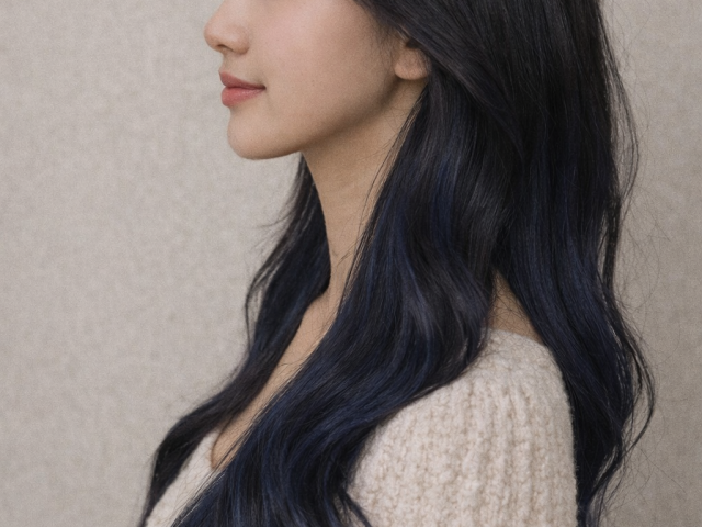 시크릿투톤 애쉬블루컬러