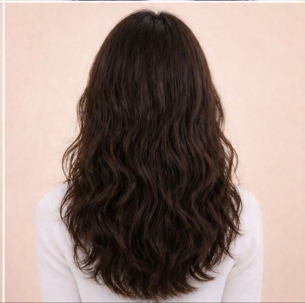 레이어드컷과 구름펌 물결펌3