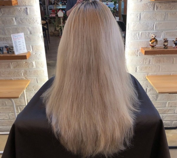 성신여대역 미용실  탈색후 애쉬퍼플컬러6