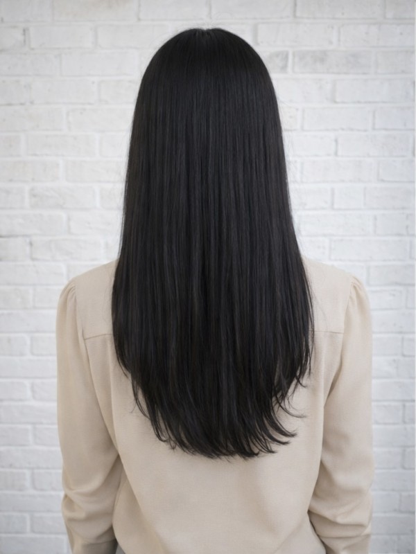 성신여대 미용실 레이어드펌 시술전 뒷모습