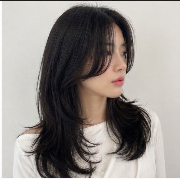 레이어드컷과 함께한 레이어드펌1