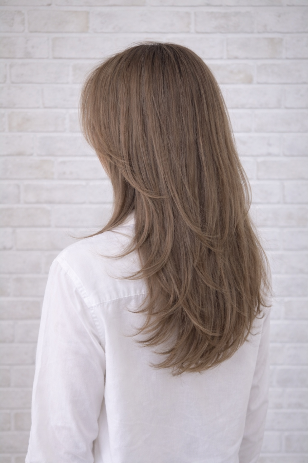 성신여대 미용실 모카무스 탈색 염색 시술후 뒷모습