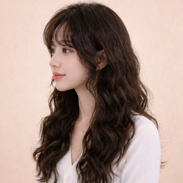 레이어드컷과 구름펌 물결펌4