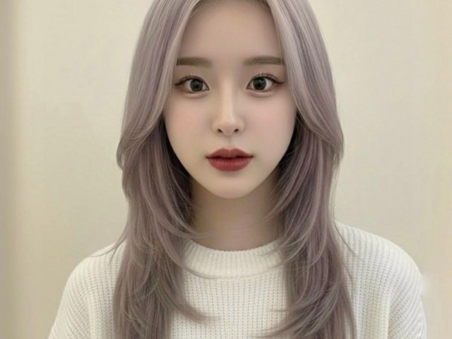 성신여대 미용실 플래티넘 애쉬염색 밝은 플래티넘 베이스에 애쉬 컬러