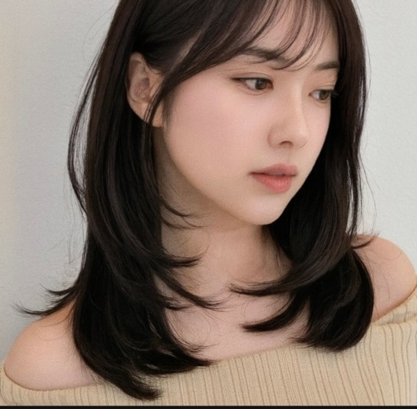 성신여대 미용실 중단발 레이어드컷