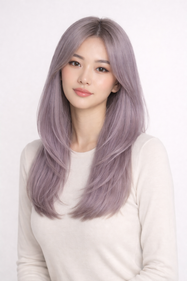 성신여대역 미용실 라벤더 애쉬컬러1