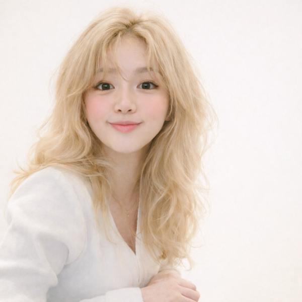 성신여대 미용실 백금발 스타일3