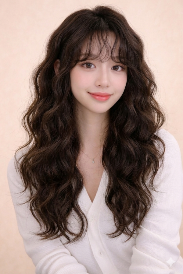 레이어드컷과 구름펌 물결펌5