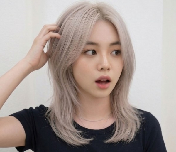 성신여대 미용실 추천 얼굴 소멸 미디움 레이어드컷 코토리 베이지 염색2