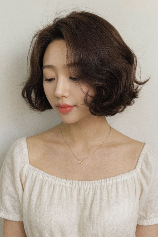 성신여대 미용실 단발펌 시술후2