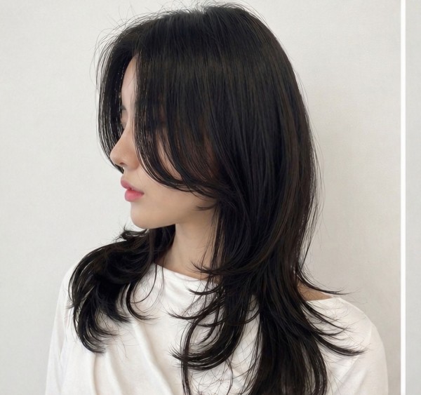 레이어드컷과 함께한 레이어드펌2