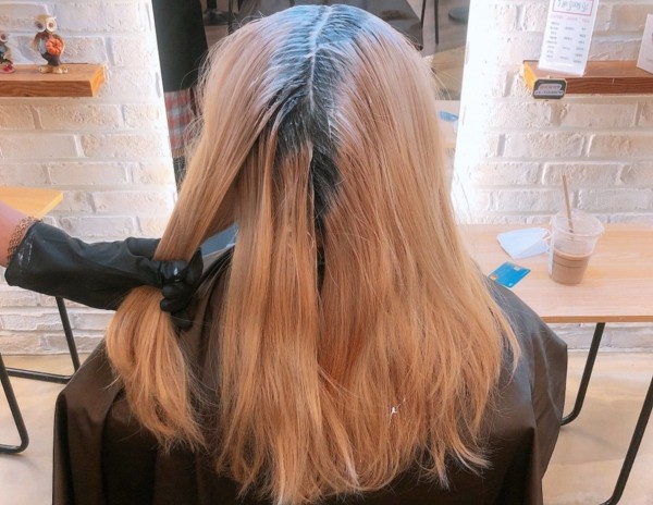 성신여대역 미용실 핑크브라운컬러8