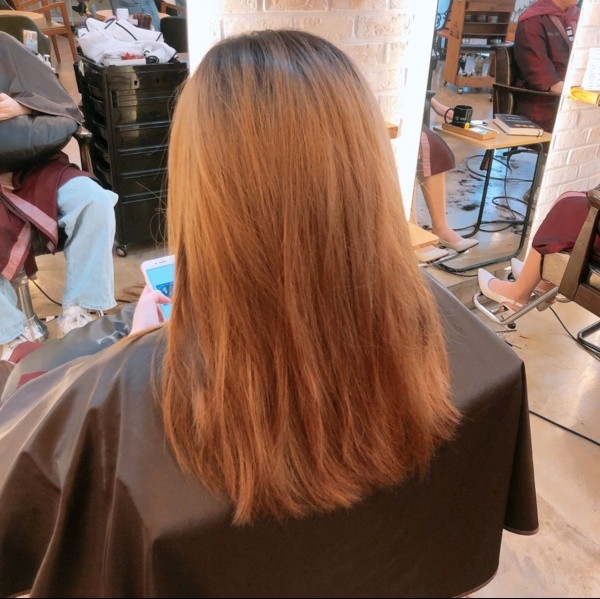 성신여대역 미용실 핑크브라운컬러10