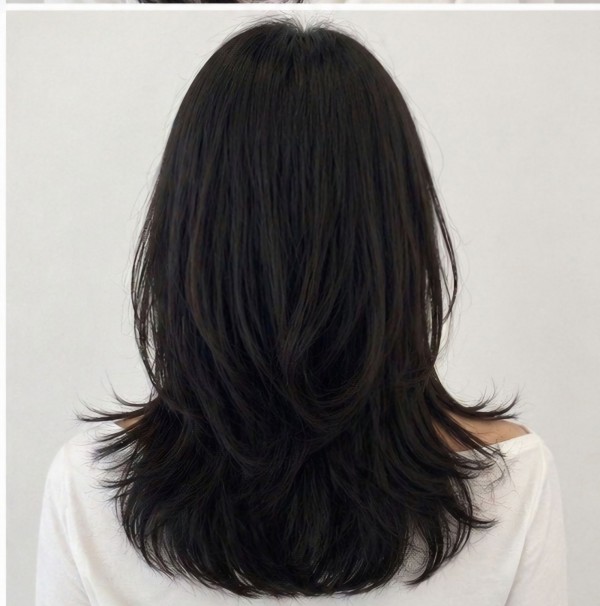 레이어드컷과 함께한 레이어드펌4