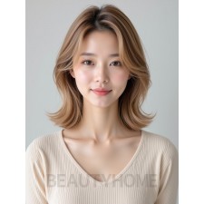 골든블론드 어깨선레이어드