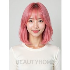 핫핑크 풀뱅