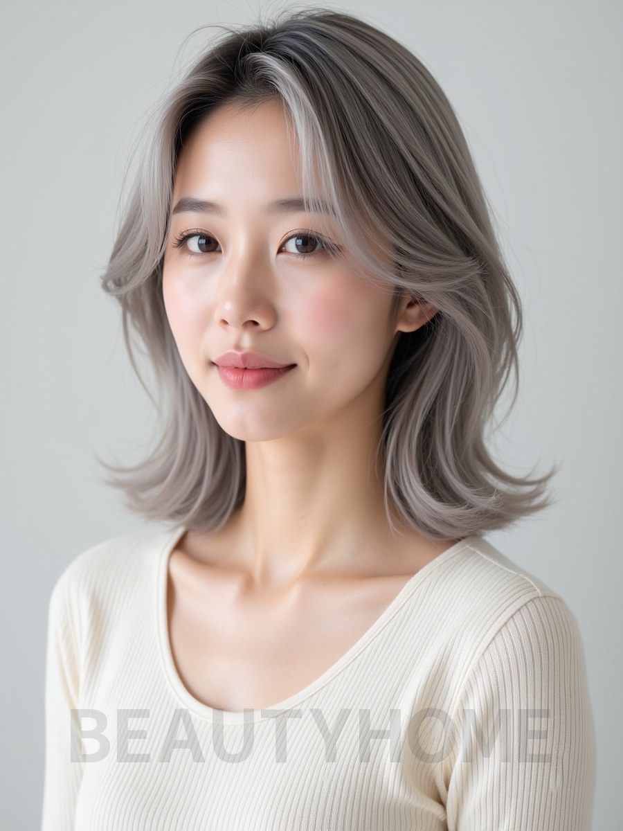플리츠펌 C컬