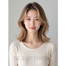 시크릿 투톤 플리츠펌