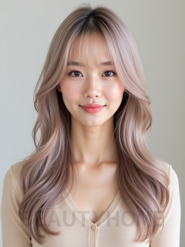 레이어드컷 시스루뱅