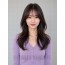 시스루뱅 레이어드 초코브라운