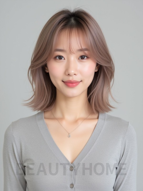 윈드펌 시스루뱅