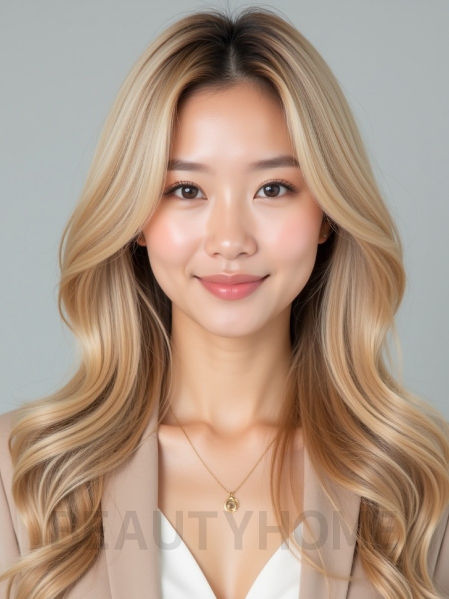 골든 블론드 내추럴 드라이 웨이브