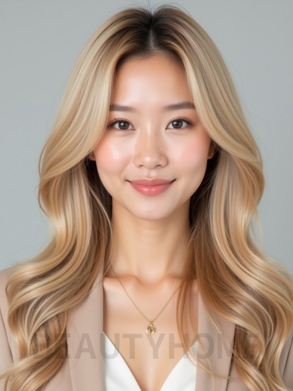 골든 블론드 내추럴 드라이 웨이브