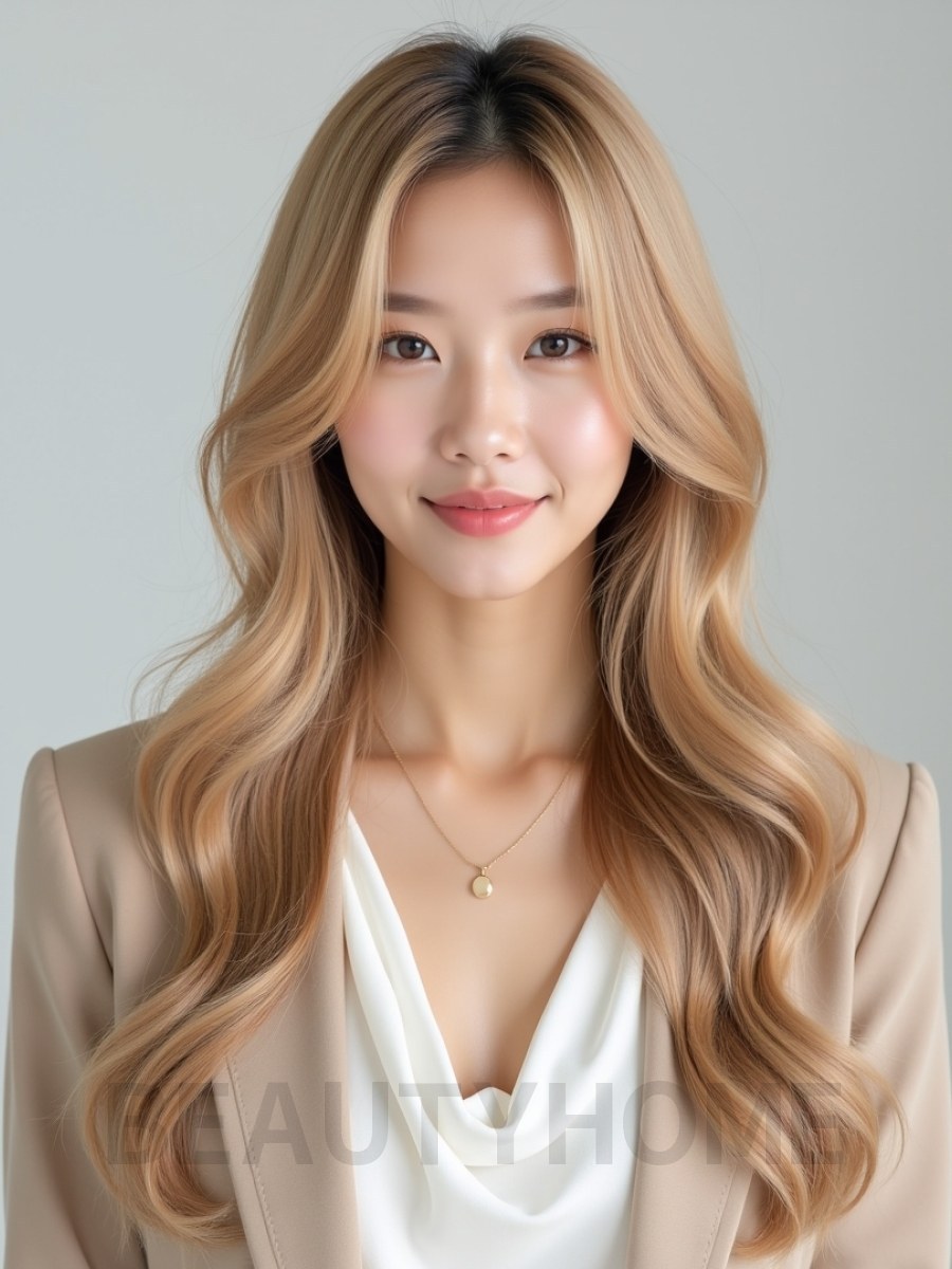 골든 블론드 머메이드 웨이브