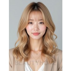 골든 블론드 미디엄 바디웨이브펌